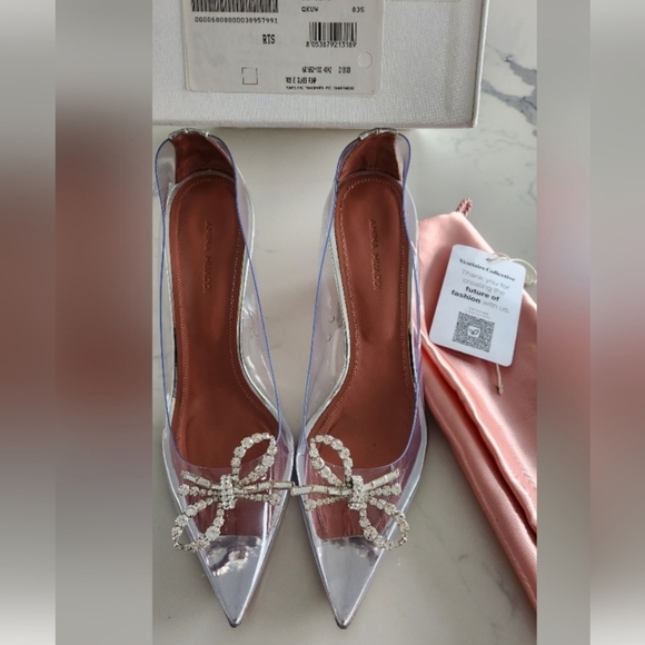 Amina Muaddi Heels Rosie PVC - Picture 3 of 7